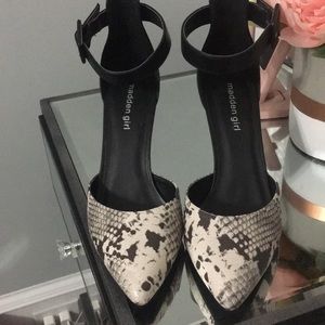 Madden girl snake skin heels